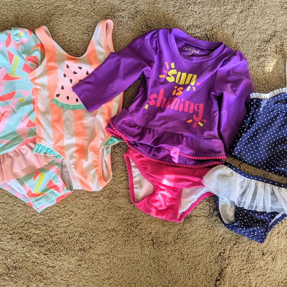 Cat & Jack 12 month bathing suits